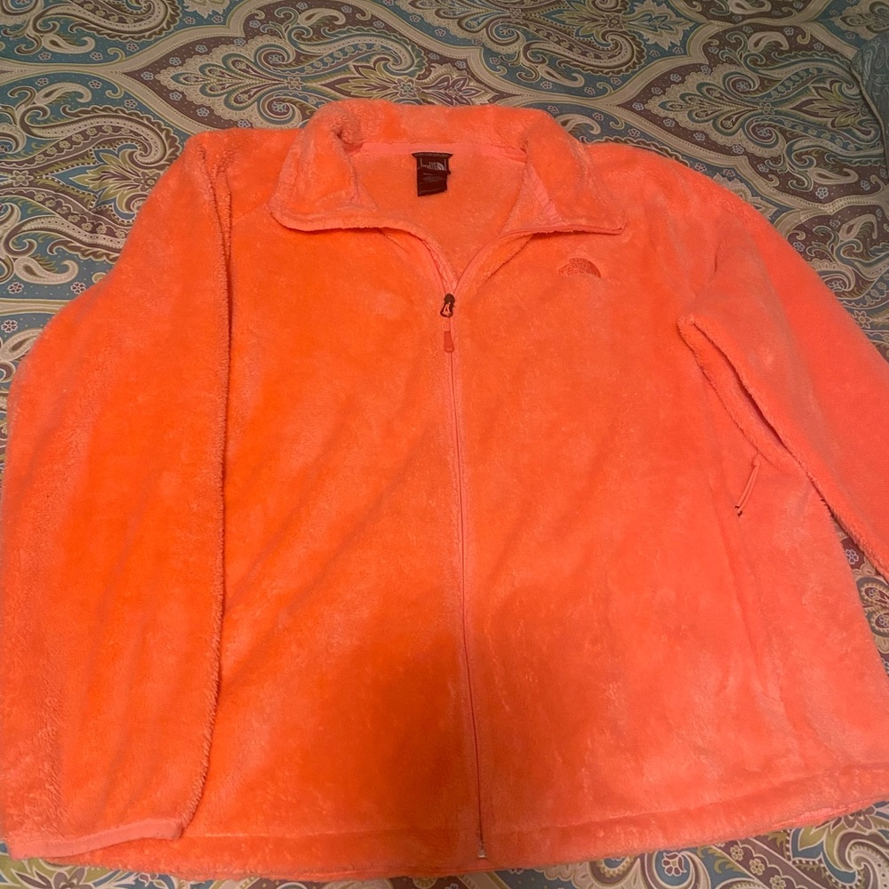 The North Face Women's Vibrant Orange Teddy Jacket
